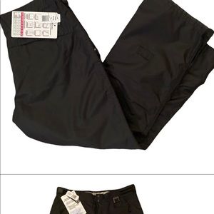 OCEAN & EARTH New Women's Black Ski, Snowboarding Pants, Water Resistant Size XL